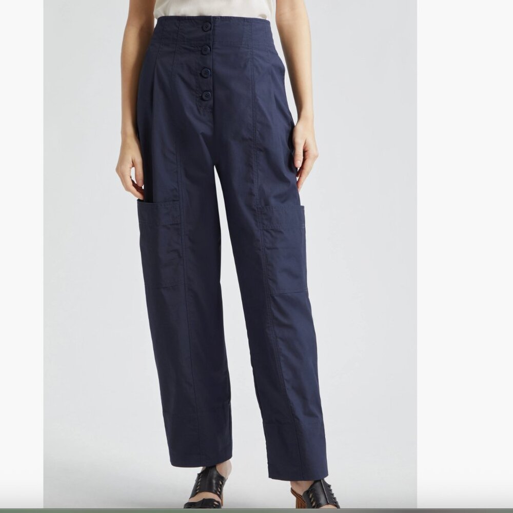 Ulla Johnson Laurel Cargo Pants - Size 4 Midnight Blue